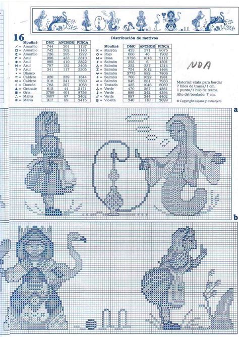 Fabric with dmc floss and kreinik #4 braid. 1000+ images about Cross Stitch - Alice in Wonderland on ...
