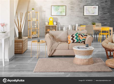 Interior Of Living Room Stock Photo By ©belchonock 147490023