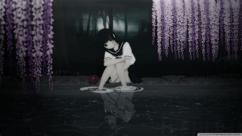 Anime Sad Girl Near The Water Wallpapers And Images