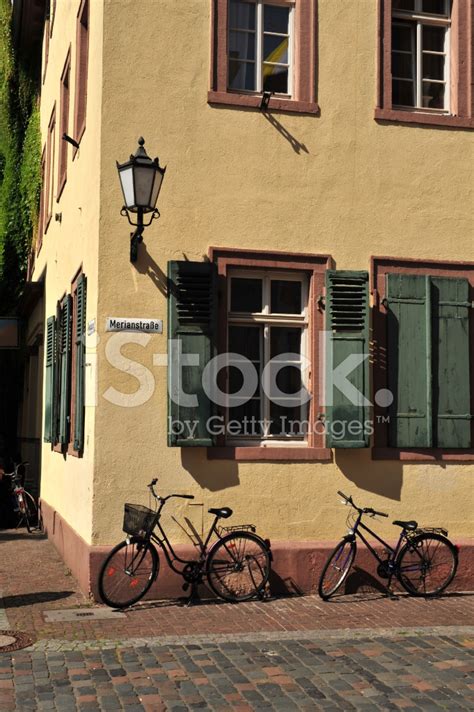 하이델베르크 오래 된 도시 거리 모퉁이 독일 스톡 사진 Freeimages