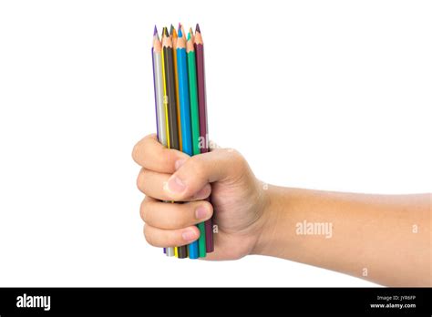 Hand Holding Pencil Hi Res Stock Photography And Images Alamy