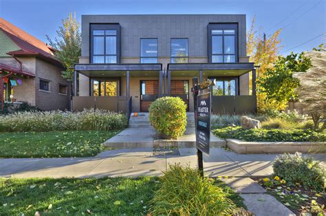 Sleek Modern Duplex New Build In Denver Feaster Realty And Impact