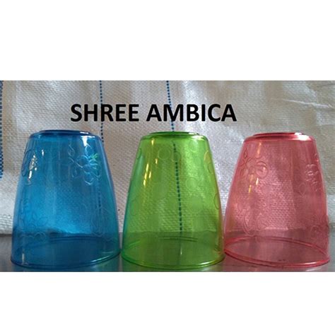 Shree Ambica Plastic Drinking Glasses At Rs Piece In Ahmedabad ID