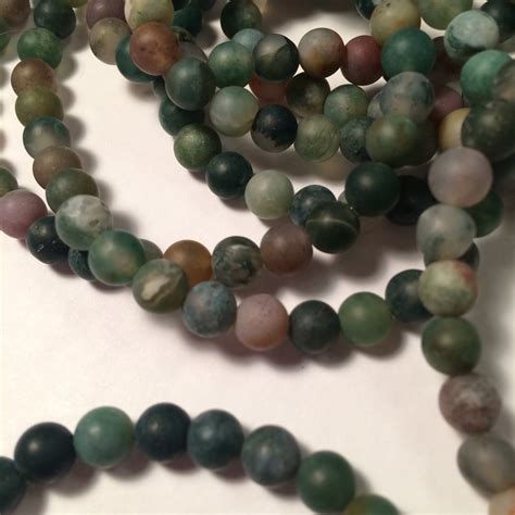 Matte Moss Agate Bracelet - Heart-Centeredness - Minera Emporium