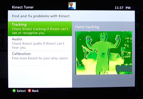 Kinect Setup And Calibration Microsoft Kinect The Anandtech Review