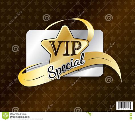 VIP Card Symbol Design-vector File Stock Vector - Illustration of ...