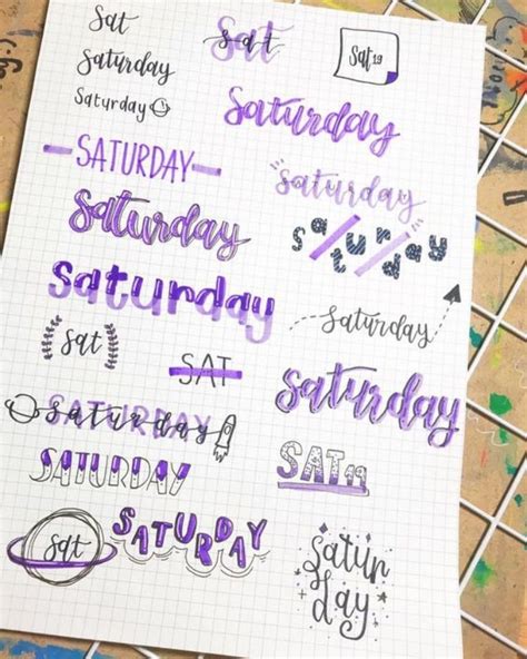 Inspiración Para Títulos Bullet Journal Bullet Journal Lettering