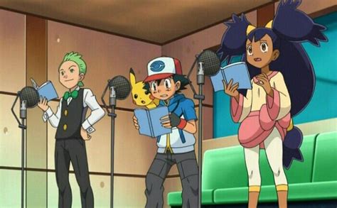 Ash Iris And Cilan Pokémon Black And White Pokemon Characters