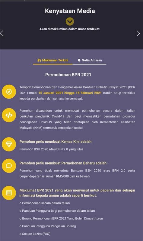 Bpr.hasil.gov.my (cara login,kemaskini & semakan status bpr 2021). Cara Memohon Bantuan Prihatin Rakyat (BPR) 2021 | Info