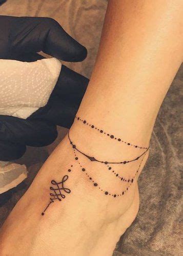 13 Best Bracelet Tattoo Ideas For Women 2023 In 2023 Ankle