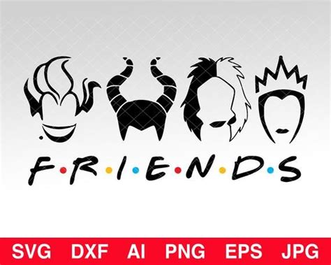 Free Friends Disney Svg - Free SVG Files | Download Free SVG Cut Files