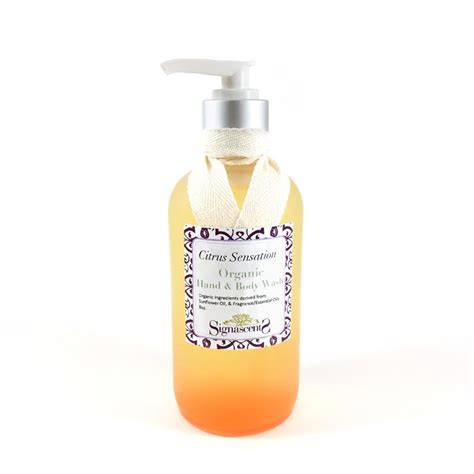 Organic premium luxury soft liquid hand soap: Citrus Sensation Organic Liquid Soap | Signa Scents™️