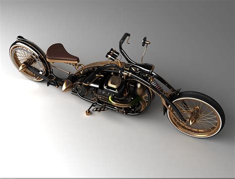 Steampunk Chopper On Behance