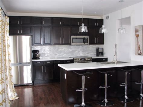 White Or Dark Kitchen Cabinets Cabinets