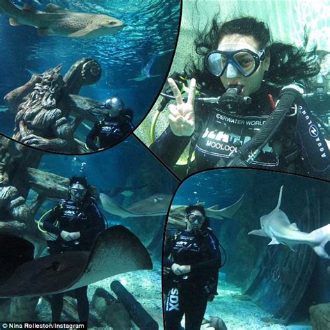 Nina Rolleston Dives Into A Shark Tank After Battling For Bachelor Sam