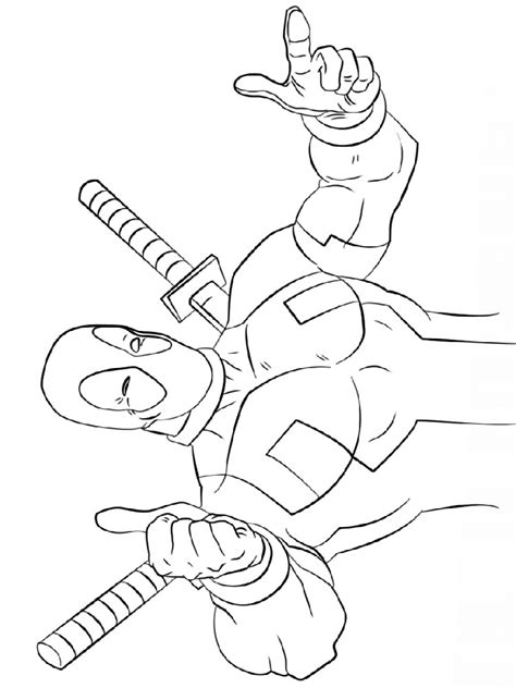 Download and print for free. Deadpool coloring pages. Download and print Deadpool ...
