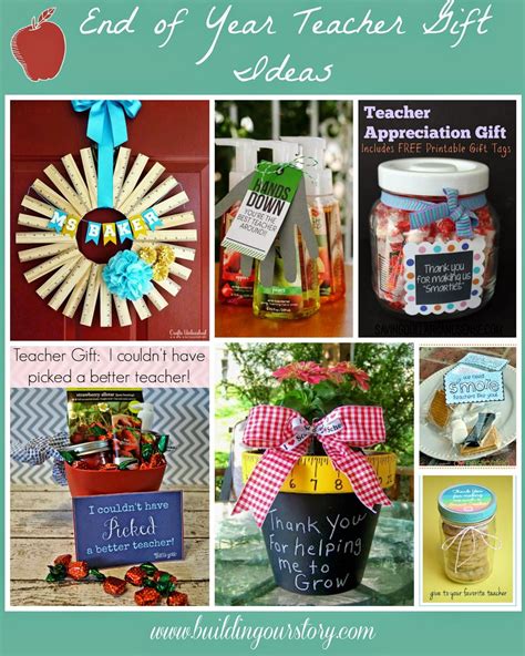 End Of The Year Teacher Gift DIY Ideas DIY Teacher Appreciation Gifts Teacher Gifts Easy