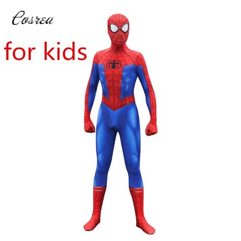 Spider Man Into The Spider Verse Catsuit Miles Morales Costume Zentai