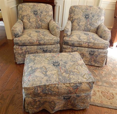Whatever the style of your living room, there will be furnishings that finish the look and make the room even more inviting, and that's not to mention the extra comfort. Pam Morris Sews: Nautical Club Chairs