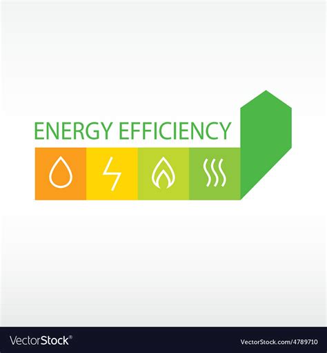 Logo Energy Efficiency Royalty Free Vector Image