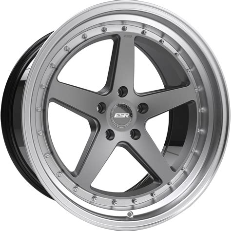 Esr Cs5 Matte Graphite With Machined Lip Lowest Prices Extreme Wheels