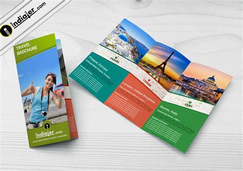 Travel Agency Tri Fold Brochure Psd Template Travel Brochure Brochure Template Psd Brochure