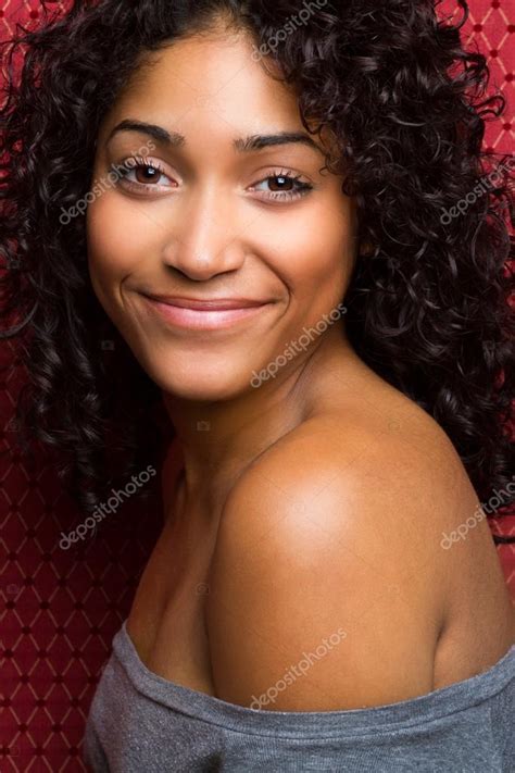 Beautiful African American Woman ⬇ Stock Photo Image By © Keeweeboy