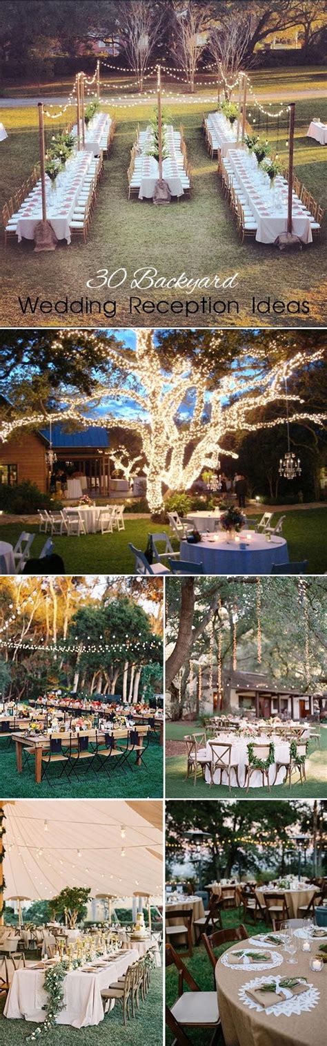 30 Sweet Ideas For Intimate Backyard Outdoor Weddings