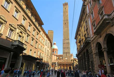 The unique sights of beautiful Bologna, Italy