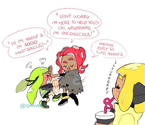 Agent 8 Teasing Agent 3 Agent 4 Just Enjoying The Show Lol