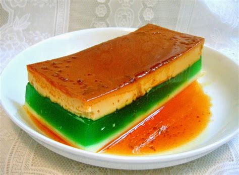 Pengs Kitchen Rainbow Flan Dessert Rau Cau Flan