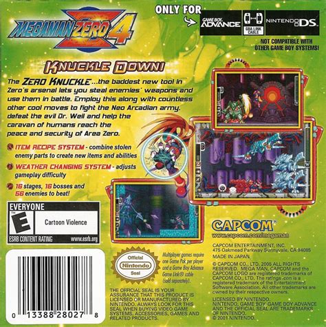Mega Man Zero 4 Cover Or Packaging Material Mobygames
