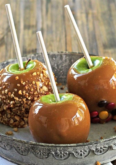 Classic Caramel Apples Simply Sated