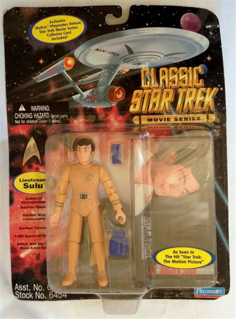 Classic Star Trek Movie Series Lieutenant Lt Hikaru Sulu George Takei Figure Playmatestoys