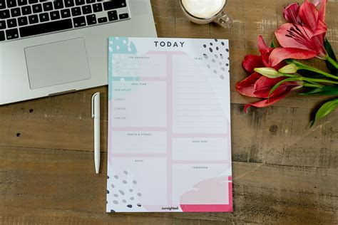 A4 Daily Planner Notepad With Tear Off Undated To Do List Etsy UK