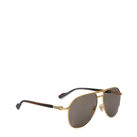 gucci aviator frame sunglasses unisex aviator sunglasses flannels