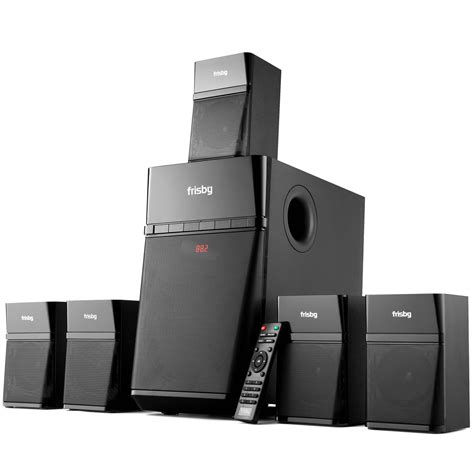 Frisby Audio Home Theater 51 Surround Sound System With Subwoofer And
