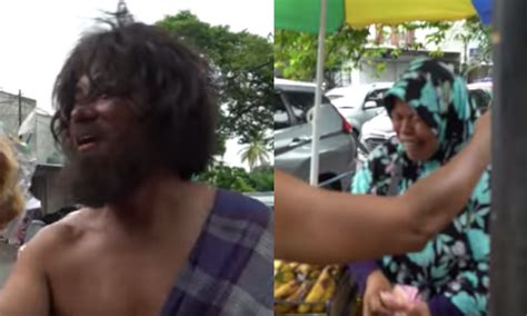 Video Penjual Pisang Diberi Seikat Wang Ketika Baim Wong Menyamar