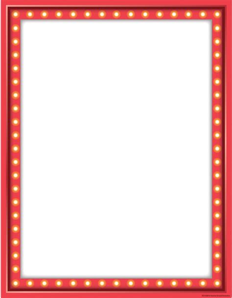 Marquee Blank Chart Tcr7530 Teacher Created Resources Classroom Theme