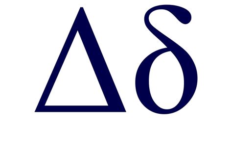 Delta Symbol Degree Symbol Riset