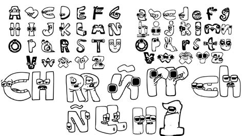 Alfabeto Lore Coloring Pages Diversi N Y Aprendizaje Combinados