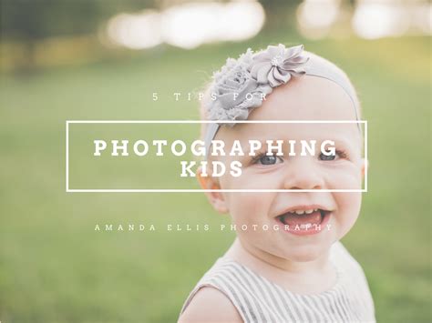 5 Tips For Photographing Kids Amanda Ellis Photography