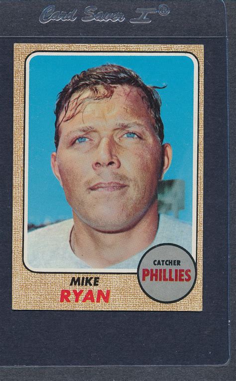 1968 Topps 306 Mike Ryan Phillies Exmt 9492 Ebay