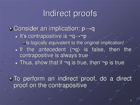 Proof Methods We Will Discuss Ten Proof Methods Direct Proofs Ppt