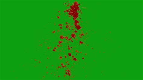 Blood Splatters Green Screen Realistic Blood 38999366 Stock Video At