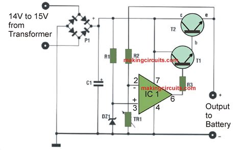 12v Dc Car Battery Charger Circuit Diagram