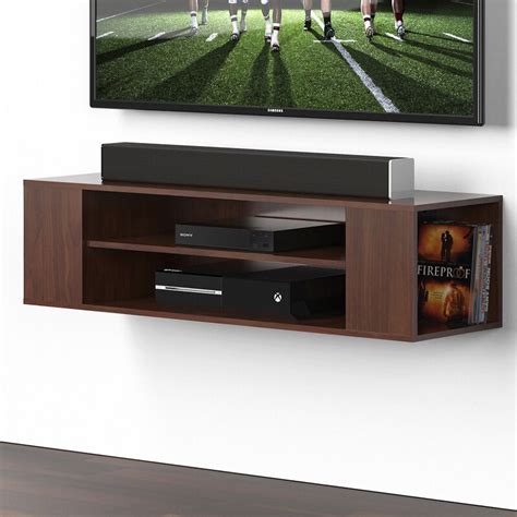 Fitueyes Floating Wooden Tv Stand And Reviews Wayfair