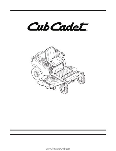 Cub Cadet Rzt L 46 Parts Manual