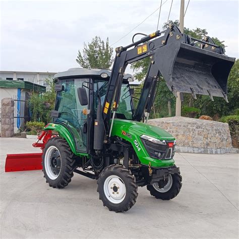 50hp 55hp 4wd Vineyard Cab Wheel Tractors With Front End Loader China