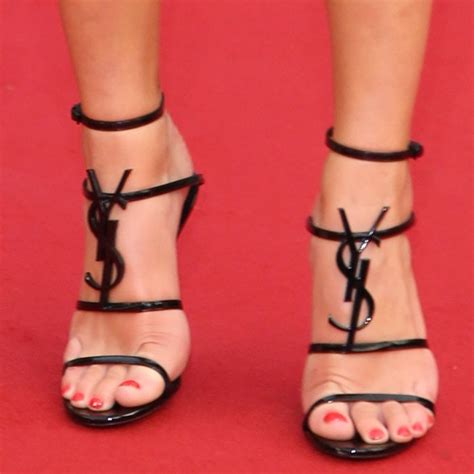 Dua Lipa Flaunts Feet Legs In Cassandra Logo Sandals